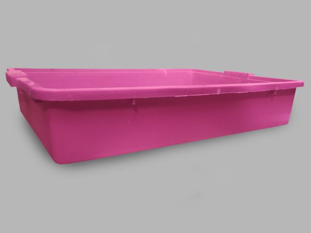 BANDEJA PORTADORA-54x39x9 FUCSIA