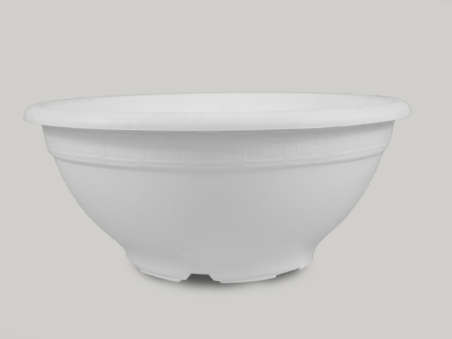 BOL ROMA BAJA BLANCO-Ø25 ALT.12 CM. 3,5 LITROS