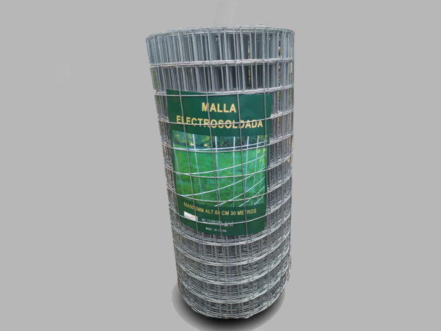 MALLA ELECTROSOLDADA-0,30 M. ALT.CUADRO 50x50 25M