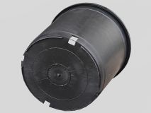 CONTENEDOR NEGRO-Ø17 ALT.16,50 C M. 3 LITROS