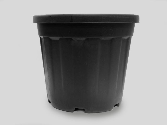 CONTENEDOR DECO BLANO-Ø28 ALT.26,5 CM. 12.5 LITROS