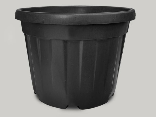 CONTENEDOR DECO NEGRO-Ø19.5 ALT.16.5 CM. 3 LITROS