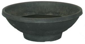 CIOTOLA MEDITERRANEO GRIGIO SCURO-Ø60 ALT.21CM 27L