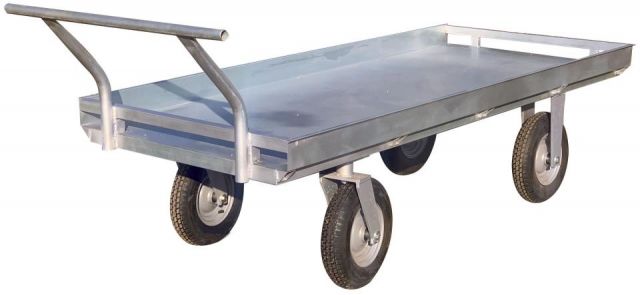 CARRETILLA PLANA CUATRO RUEDAS 250X102 CM 