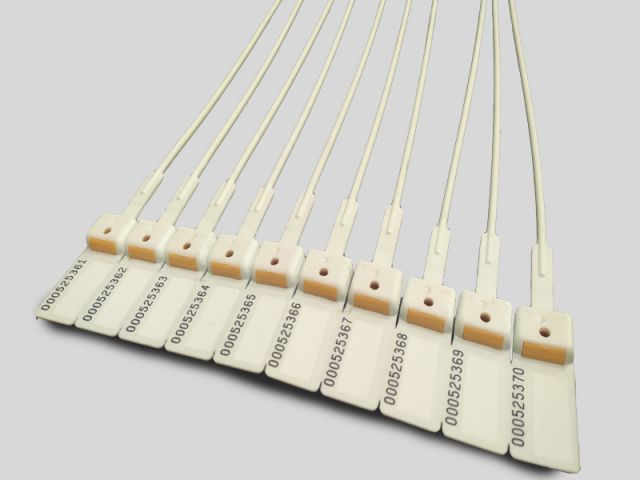 PRECINTO SEGURIDAD-NUMERADO 3.8MM 43 CM BLANCO