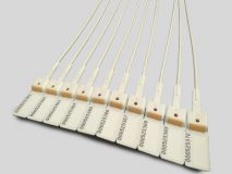 PRECINTO SEGURIDAD-NUMERADO 3.8MM 43 CM BLANCO