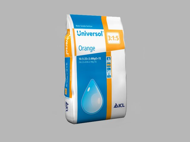 UNIVERSOL-NARANJA SACO 25KG. (16+05+25+3,4MgO+TE)